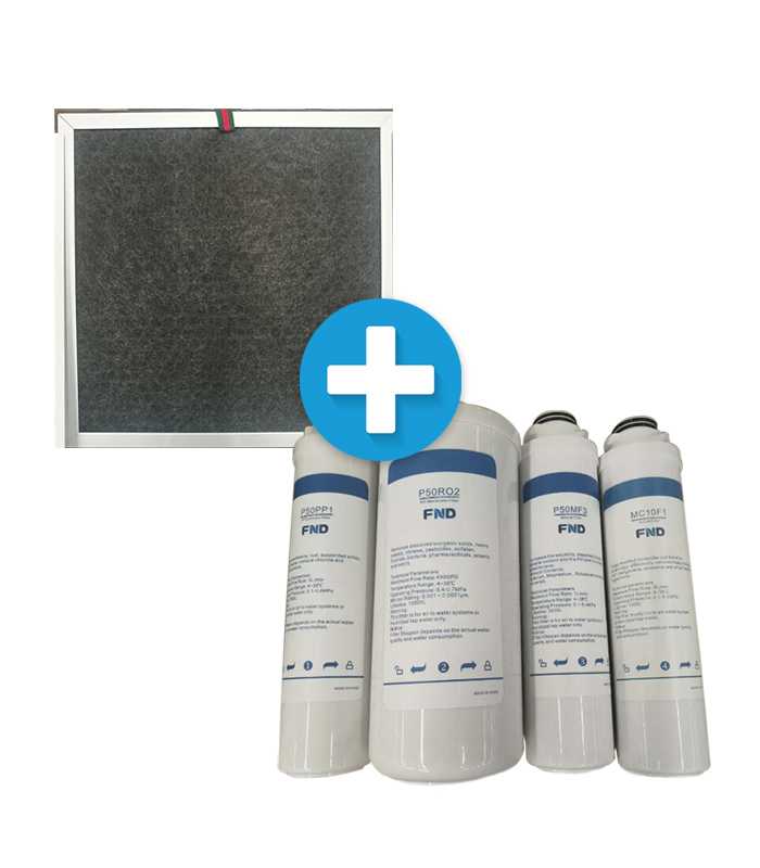 package-p50-g50 Air Filter + Composit Water Filter package - B138, G100 and P100 - Image 1